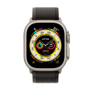 Apple Watch Ultra / 49 мм / корпус из титана / ремешок Trail черного и серого цвета  