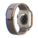 Apple Watch Ultra / 49 мм / корпус из титана / ремешок Trail синего и серого цвета  