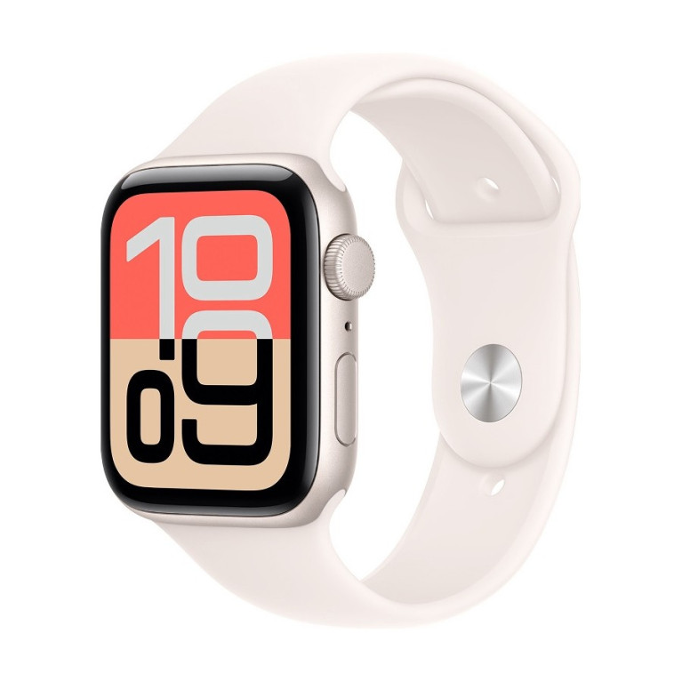 Apple Watch SE 3 / 40 мм / корпус из алюминия цвета Сияющая звезда / спортивный ремешок Светлый румянец