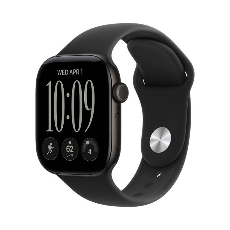 Apple Watch Series 12 / 42 мм / корпус из алюминия черного цвета / спортивный ремешок черного цвета