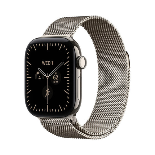 Apple Watch Series 12 /  42 мм / корпус из титана / браслет миланская петля