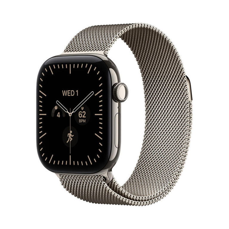 Apple Watch Series 12 /  42 мм / корпус из титана / браслет миланская петля