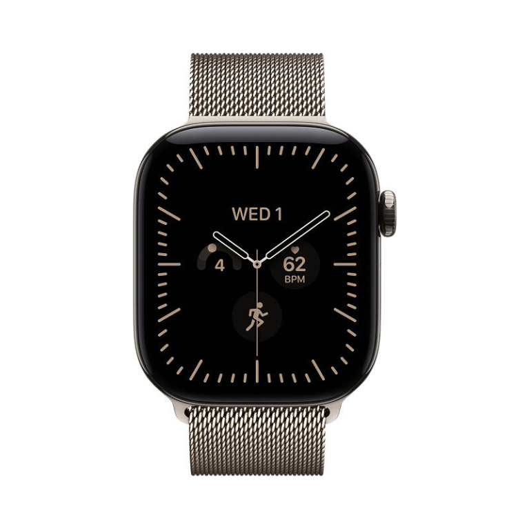 Apple Watch Series 12 /  42 мм / корпус из титана / браслет миланская петля