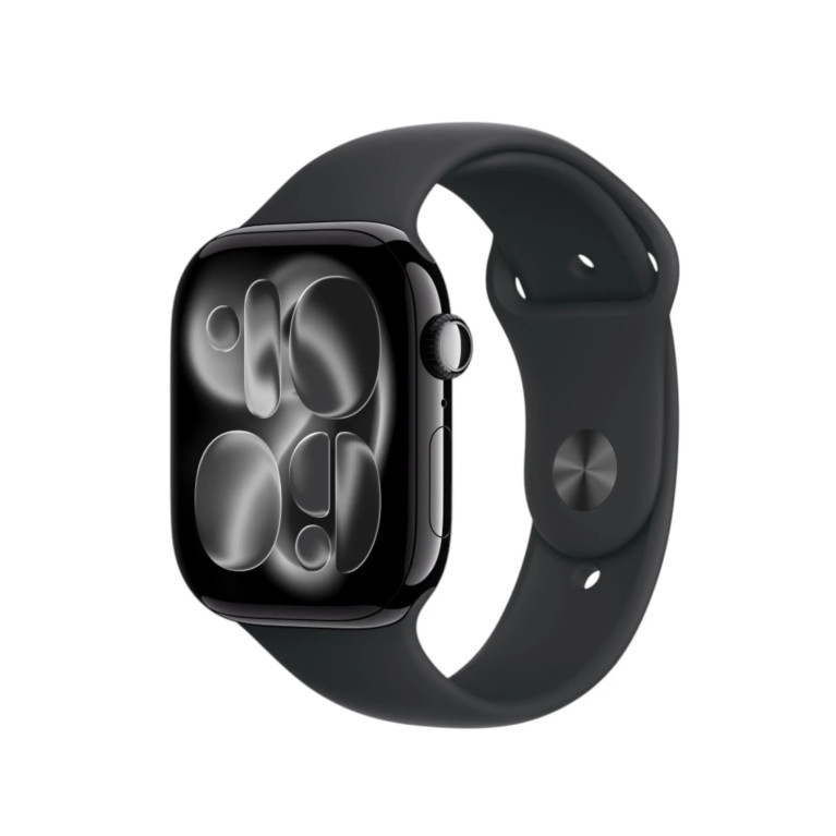 Apple Watch Series 11 / 42 мм / алюминий Черный глянец / спортивный ремешок Черный