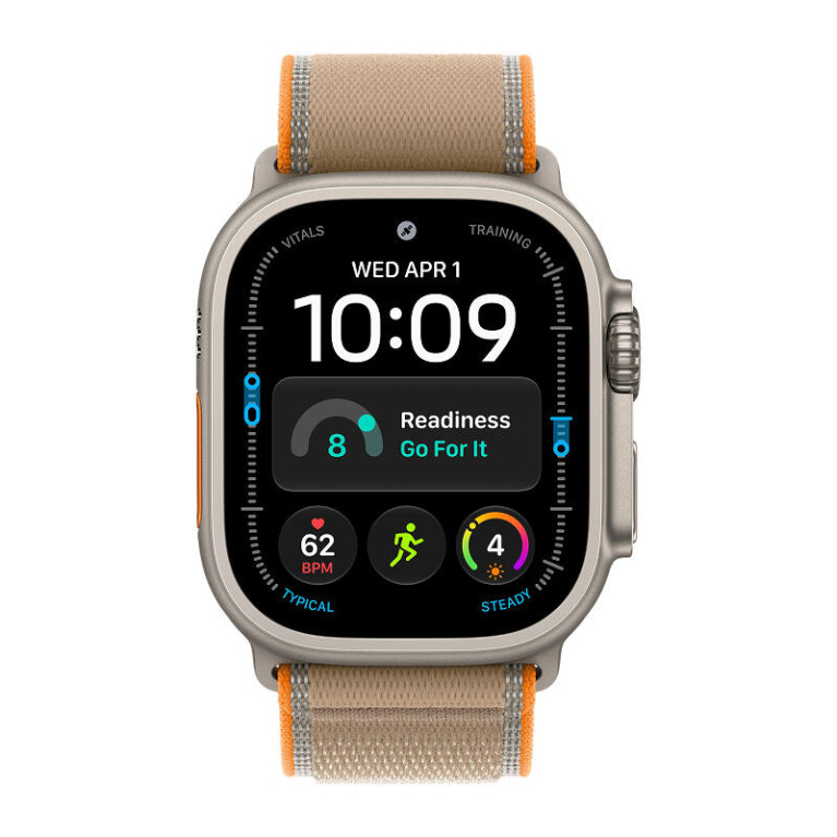 Apple Watch Ultra 4 / 49 мм / корпус из титана / ремешок Trail пустынного цвета