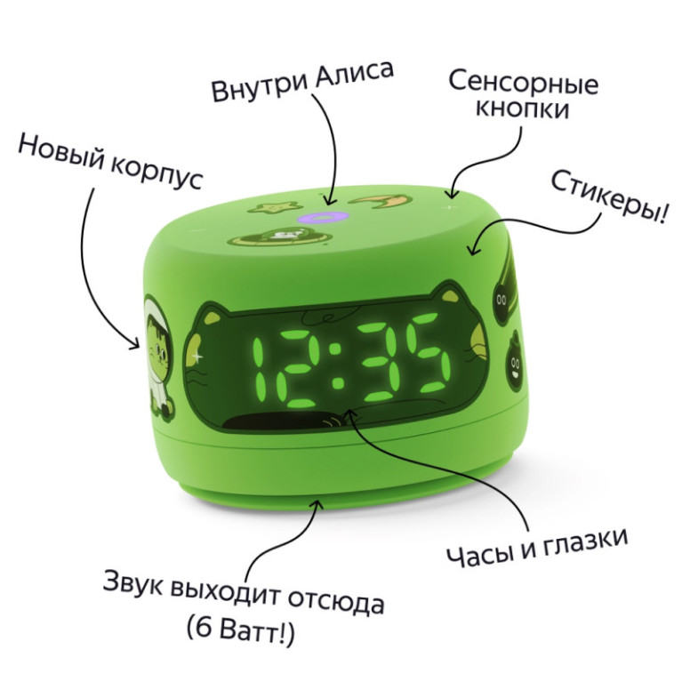 Умная колонка Яндекс Станция Лайт 2 с Алисой Зеленый