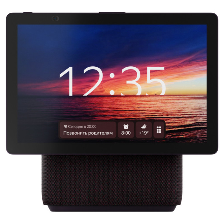 Умная колонка Яндекс Станция Дуо Макс с Алисой с Zigbee Красный