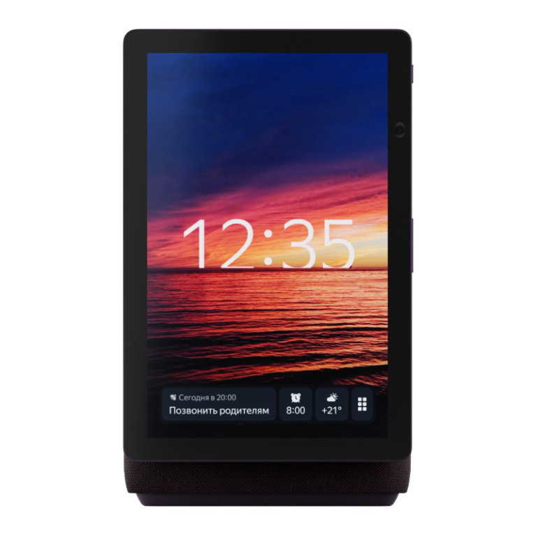 Умная колонка Яндекс Станция Дуо Макс с Алисой с Zigbee Красный