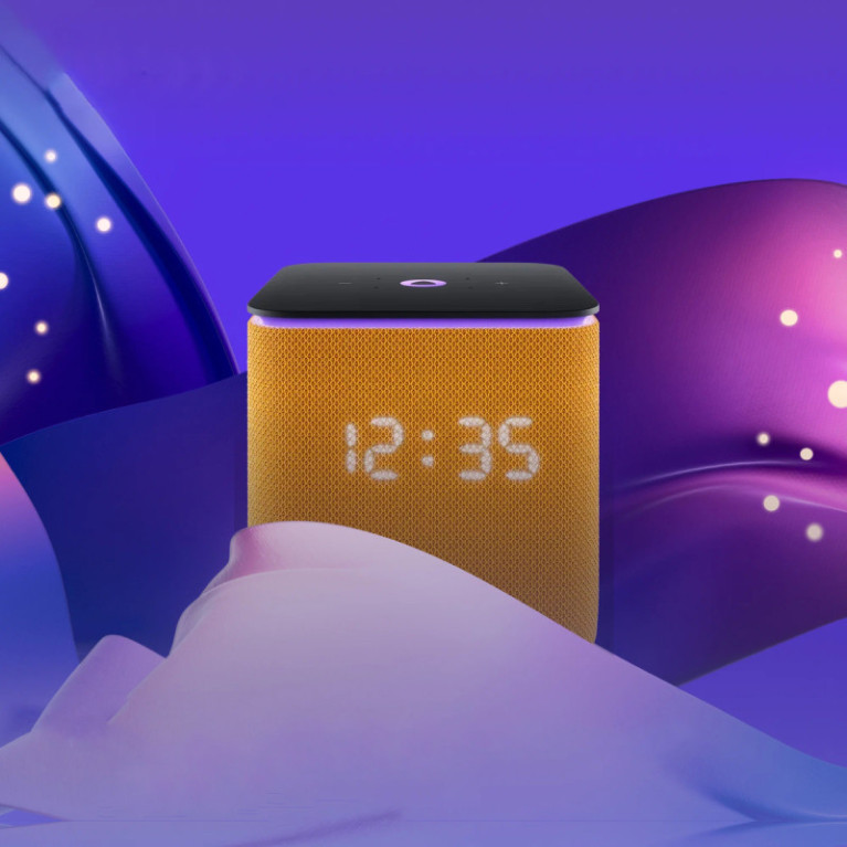 Умная колонка Яндекс Станция Миди с Алисой Оранжевый