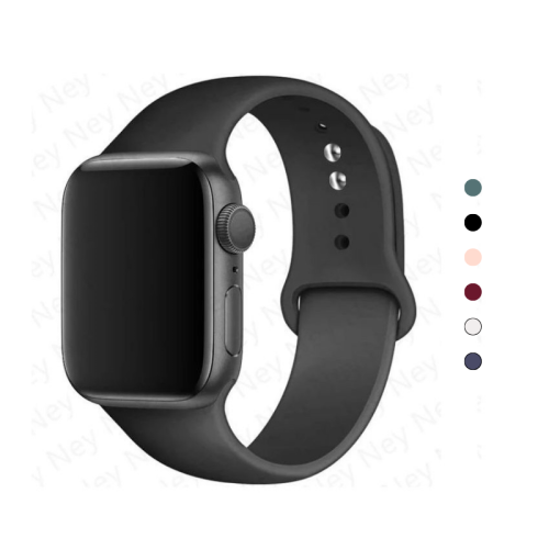 Ремешок для Apple Watch силиконовый все размеры / разные цвета