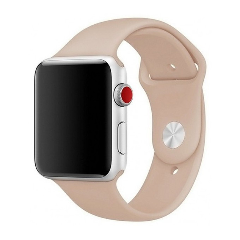 Ремешок для Apple Watch силиконовый все размеры / разные цвета