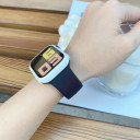 Ремешок для Apple Watch силиконовый все размеры / разные цвета