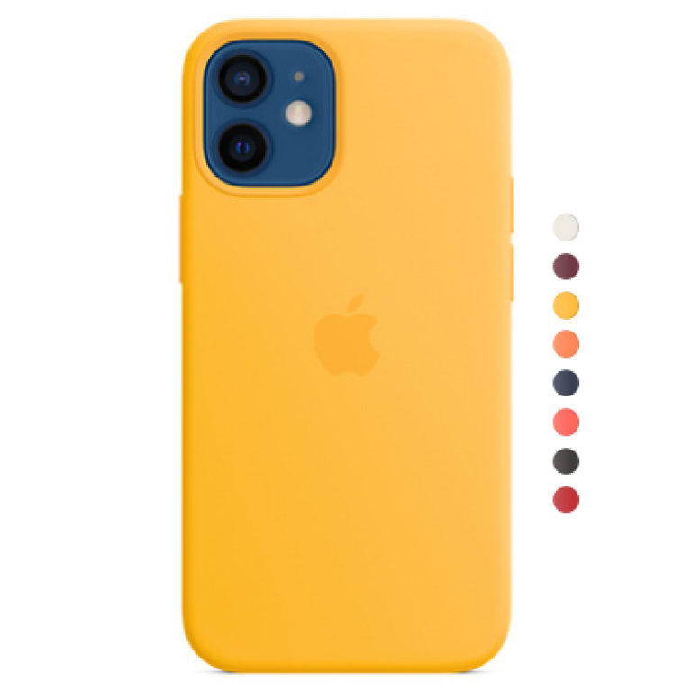 Apple Silicone Case для iPhone 12 mini разные цвета