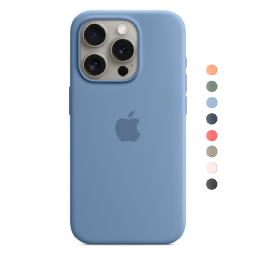 Apple Silicone Case для iPhone 15 Pro разные цвета