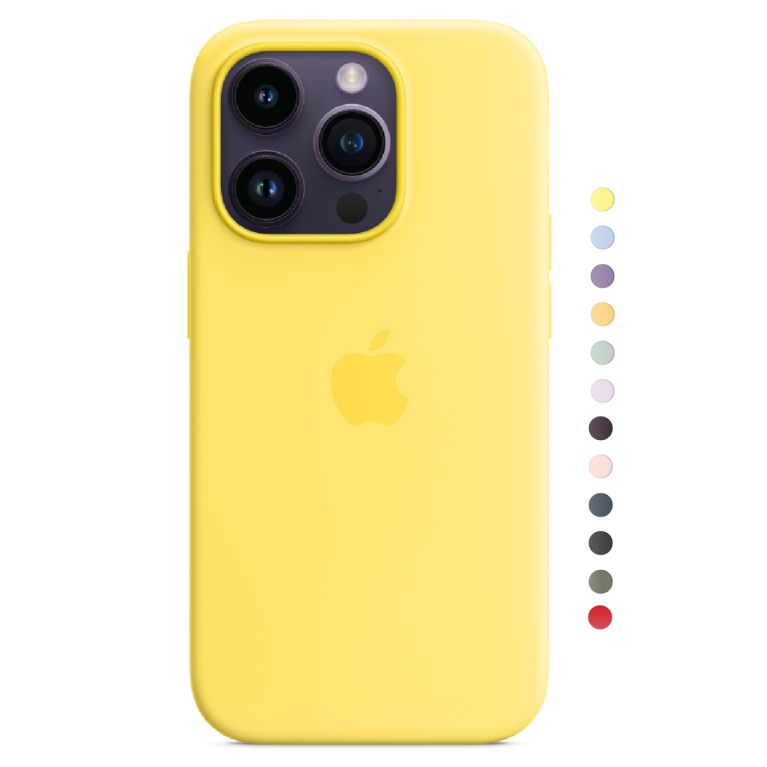 Apple Silicone Case для iPhone 14 Pro разные цвета