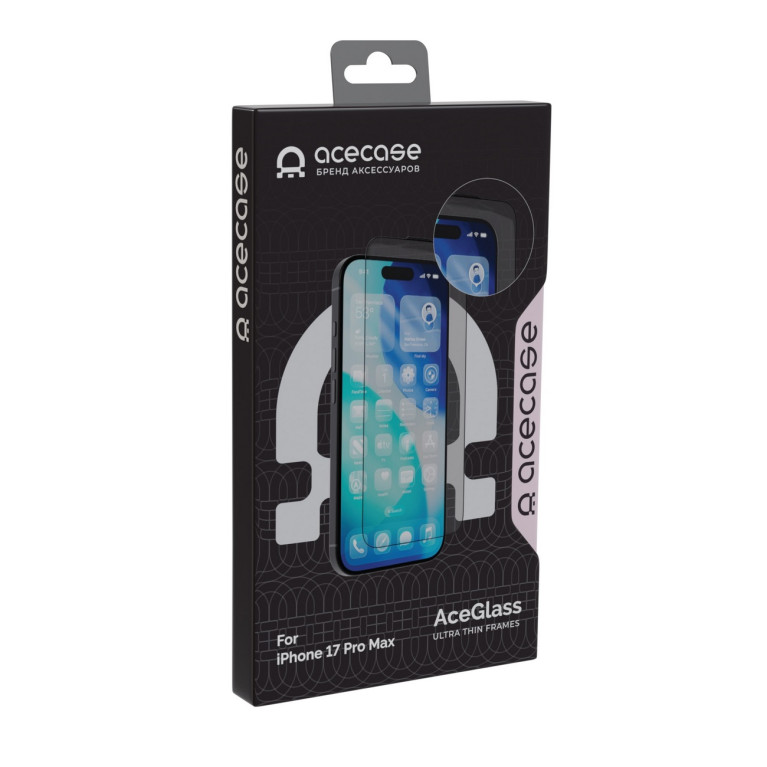 Защитное стекло AceCase (iPhone 16-17)