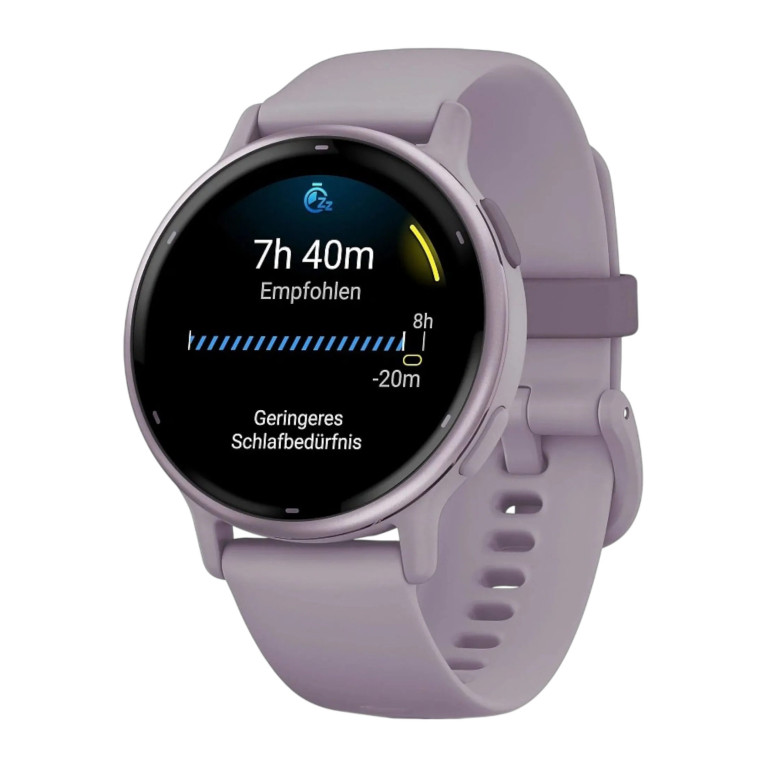 Смарт-часы Garmin Vivoactive 5, цвет орхидеи, с металлическим безелем и силиконовым ремешком, 42 мм