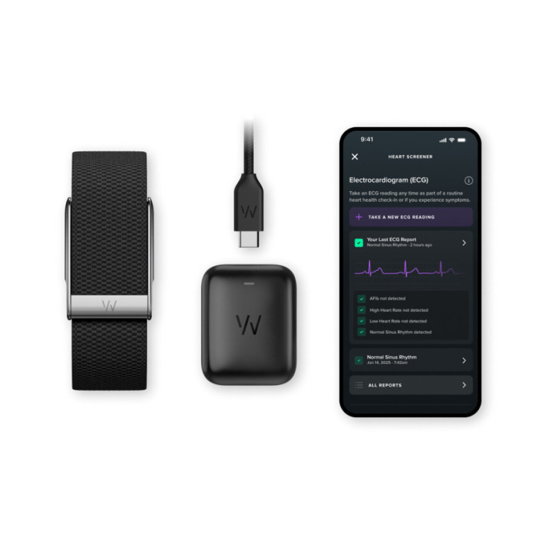 Фитнес-браслет Whoop MG с подпиской LIFE Обсидиан/Титан